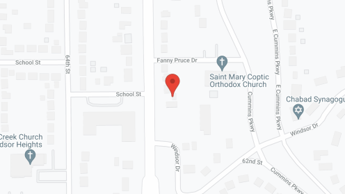 Map of the neighborhood around Windsor Place