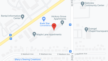 Hickory Grove Apartments in google map