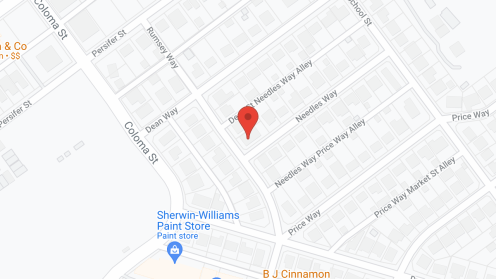 Map of the neighborhood around Folsom Guest Home