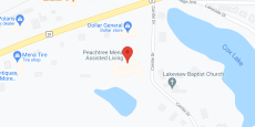 Peachtree Mena in google map