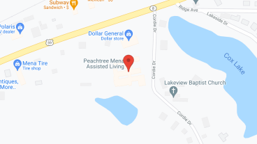Peachtree Mena in google map