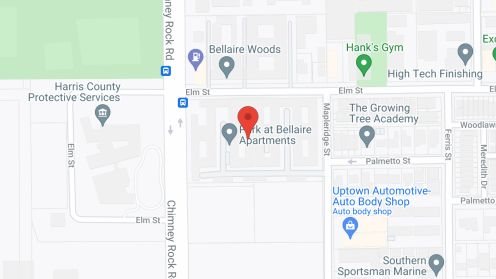 Map of the neighborhood around Park at Bellaire