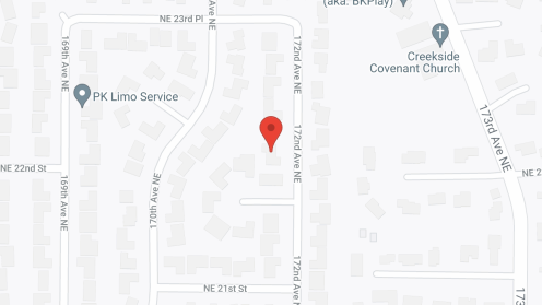 Map of the neighborhood around Flory's AFH