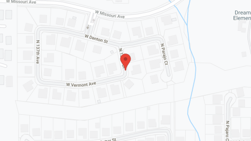 Map of the neighborhood around Villa Serene II