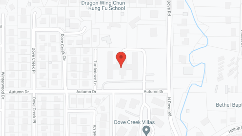 Map of the neighborhood around Woodridge Nursing and Rehab