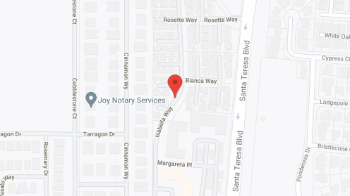 Map of the neighborhood around Merrill Gardens at Gilroy