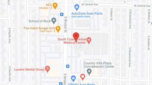 Map of the neighborhood around Golden Years - Coastal Community Hospital