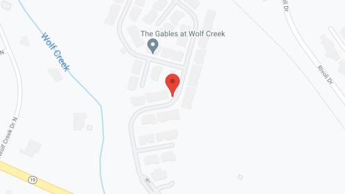 Map of the neighborhood around The Gables at Wolf Creek