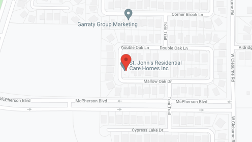 Map of the neighborhood around St John's Residential Care Home Inc
