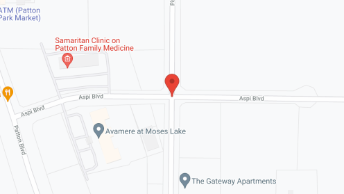 Map of the neighborhood around Avamere At Moses Lake