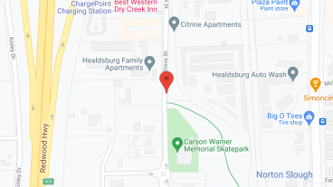 Healdsburg Senior Living in google map