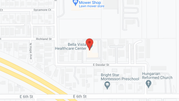 Ontario Grove Healthcare formerly Bella Vista in google map