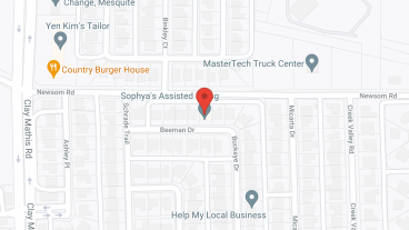 Sophya's Assisted Living in google map