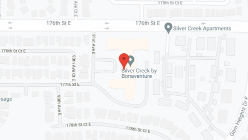 Map of the neighborhood around Silver Creek by Bonaventure