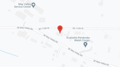 Map of the neighborhood around May Valley AFH