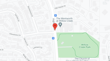 Valencia at Willow Creek in google map