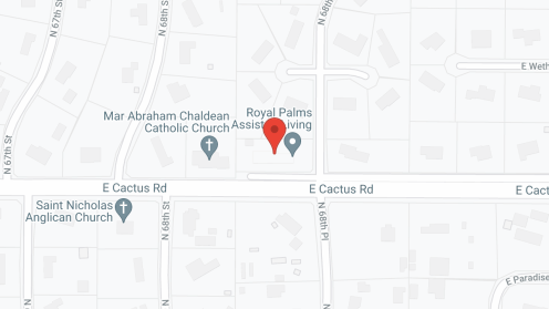 Map of the neighborhood around Scottsdale Palms Assisted Living