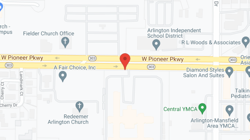 Map of the neighborhood around Town Village Arlington