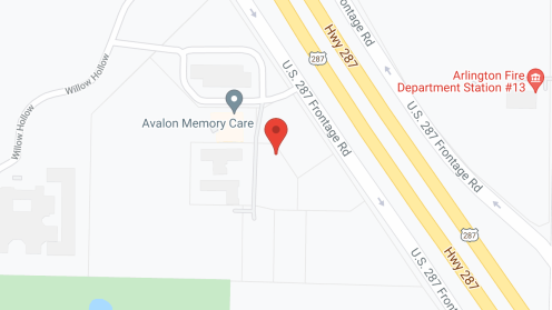 Map of the neighborhood around Avalon Memory Care - 7200 Hwy 287