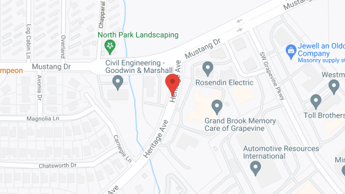 Map of the neighborhood around Grand Brook Memory Care of Grapevine