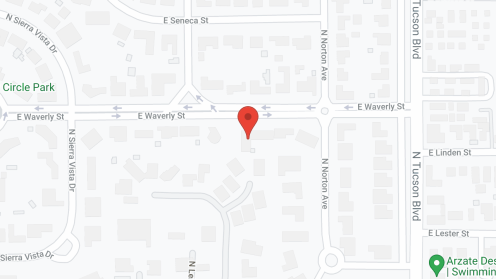 Map of the neighborhood around Waverly House
