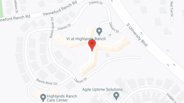 Vi at Highlands Ranch, a CCRC in google map