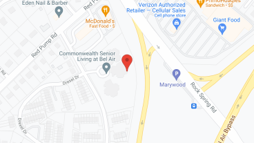 Commonwealth Senior Living at Bel Air in google map