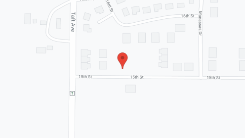 Map of the neighborhood around Gateway Community Gardens