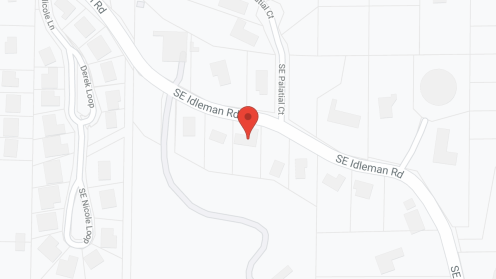Map of the neighborhood around Idleman ACH