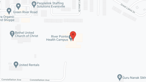 Map of the neighborhood around River Pointe Health Campus