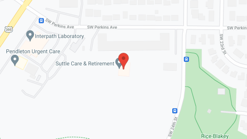 Map of the neighborhood around Suttle Care and Retirement