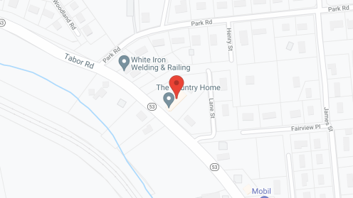 Map of the neighborhood around The Country Home
