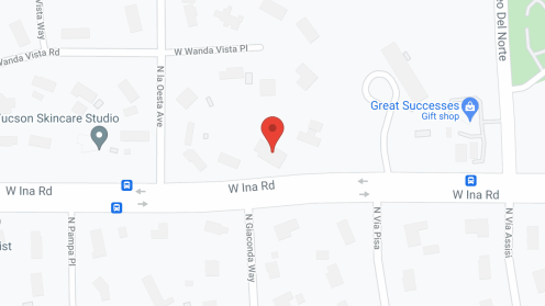 Map of the neighborhood around Villa de Hope