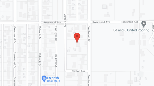 Map of the neighborhood around Silvercrest Manor