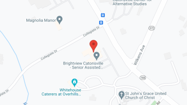 Brightview Catonsville in google map