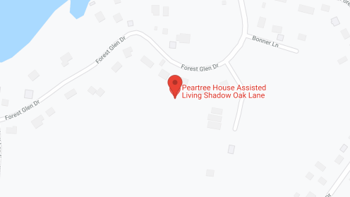 Map of the neighborhood around The Peartree House Assisted Living at Shadow Oak - Pasadena, MD