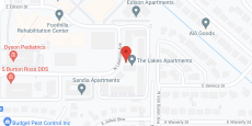 The Lakes Apartments in google map