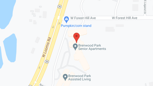 Map of the neighborhood around Brenwood Park