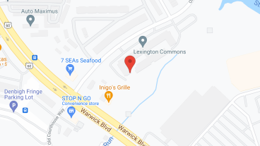 Lexington Commons in google map