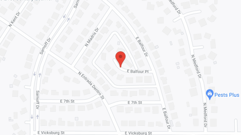 Map of the neighborhood around Devors Care Home