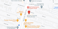 Sunrise of Grosse Pointe Woods in google map