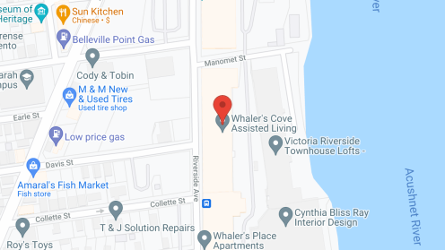 Map of the neighborhood around Whaler's Cove