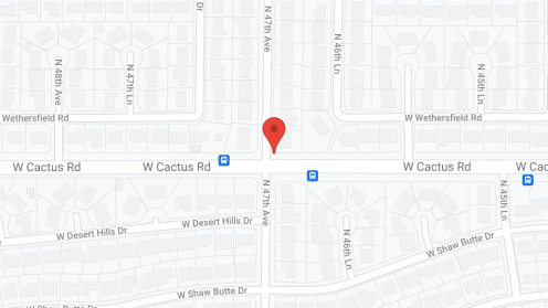 Map of the neighborhood around D and M Assisted Living