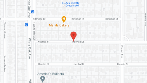 Map of the neighborhood around Karen's Board and Care II