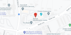 Raleigh Rehabilitation and Healthcare Center in google map