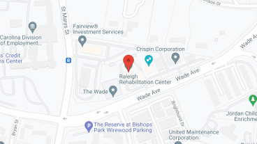 Raleigh Rehabilitation and Healthcare Center in google map