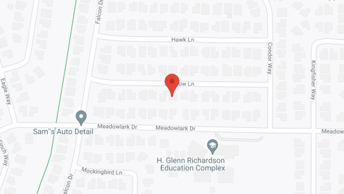 Map of the neighborhood around Dover Terrace