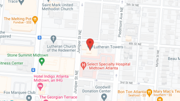 Lutheran Towers in google map