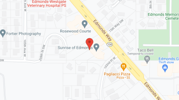 Sunrise of Edmonds in google map