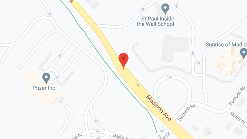 Map of the neighborhood around Sunrise of Madison
